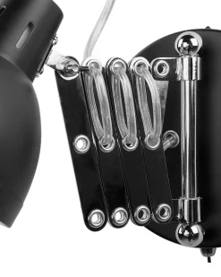 Valaisimet<Beliani Seinavalaisin Teras Musta 2 Kpl Harrington