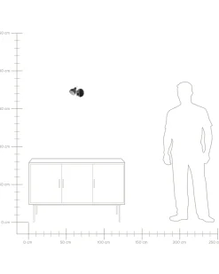 Valaisimet<Beliani Seinavalaisin Teras Musta Harrington