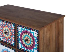 Säilytys<Beliani Senkki 6 Kaappia 3 Laatikkoa Monivarinen Kuma