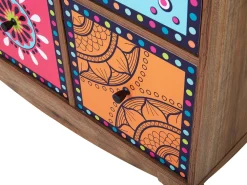 Säilytys<Beliani Senkki 6 Kaappia 3 Laatikkoa Monivarinen Kuma