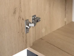 Säilytys<Beliani Senkki 3 Laatikkoa 2 Ovea Vaalea Puu Elda