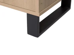 Säilytys<Beliani Senkki 3 Laatikkoa 2 Ovea Vaalea Puu Elda