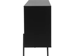 Säilytys<Beliani Senkki 3 Laatikkoa 2 Ovea Vaalea Puu/Musta Blackpool