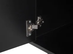 Säilytys<Beliani Senkki 3 Laatikkoa 2 Ovea Vaalea Puu/Musta Blackpool