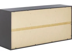 Best Sale Beliani Senkki 2 Laatikkoa 2 Ovea Vaalea Puu/Musta Salter