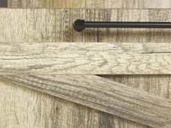 Best Sale Beliani Senkki 2 Laatikkoa 2 Ovea Vaalea Puu/Musta Salter