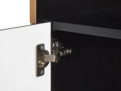 Best Sale Beliani Senkki 3 Laatikkoa 2 Ovea Vaalea Puu/Valkoinen Ilion