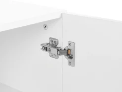 Discount Beliani Senkki 2 Laatikkoa Kaappi Valkoinen/Vaalea Puu Fili