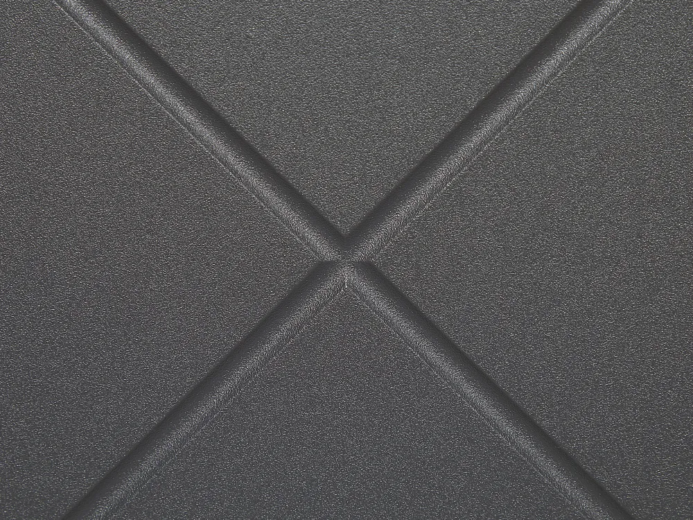 Store Beliani Senkki 3 Laatikkoa Kaappi Tumma Puu/Harmaa Palmer