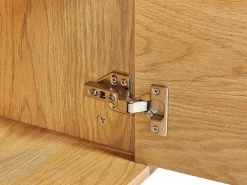 Säilytys<Beliani Senkki 3 Ovea 6 Hyllya Vaalea Puu/Musta Nikea