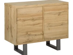 Säilytys<Beliani Senkki 2 Ovea 4 Hyllya Vaalea Puu Timber