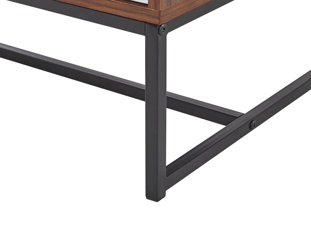 Cheap Beliani Senkki 4 Ovea Tumma Puu/Valkoinen Nueva