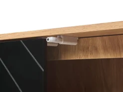 Säilytys<Beliani Senkki 2 Ovea Vaalea Puu/Musta Bristow