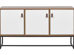 Store Beliani Senkki 3 Ovea Vaalea Puu/Valkoinen Nueva