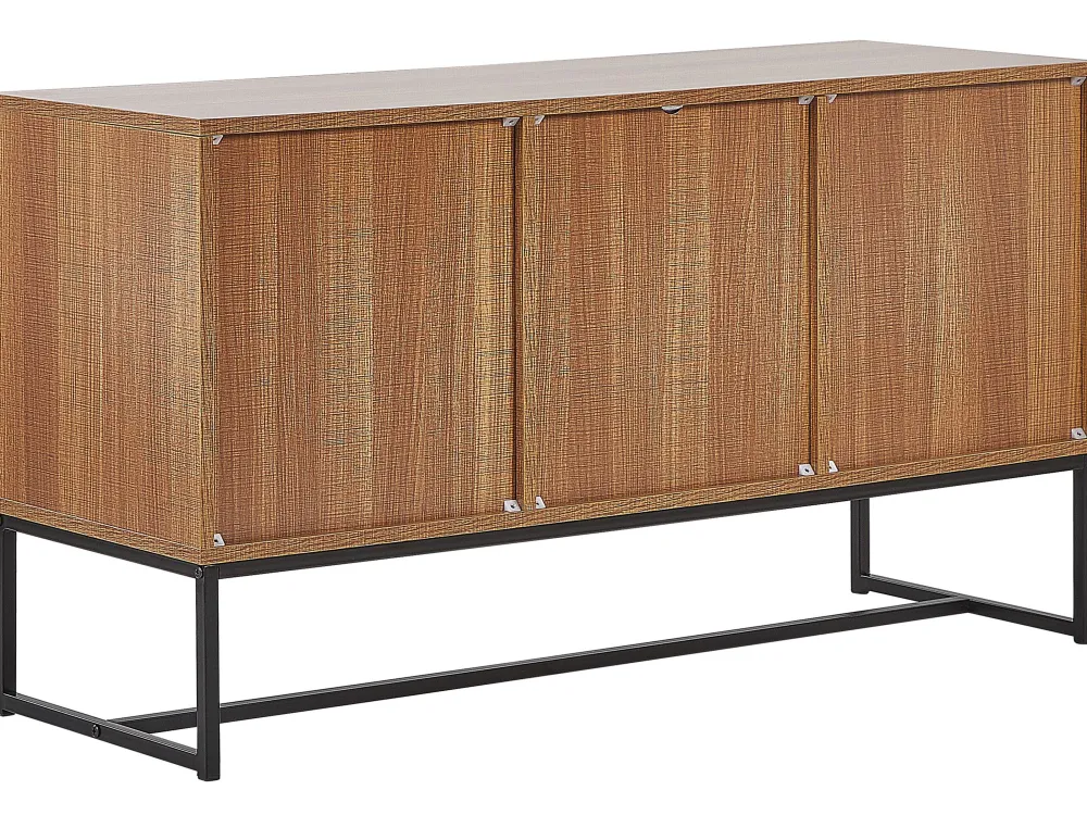 Store Beliani Senkki 3 Ovea Vaalea Puu/Valkoinen Nueva