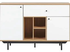 Säilytys<Beliani Senkki Laatikko 2 Ovea Vaalea Puu/Valkoinen Itaca