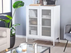 Säilytys<Beliani Senkki Teras 2 Ovea 3 Hyllya Valkoinen Wakatipu