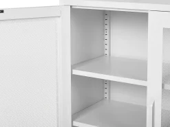 Säilytys<Beliani Senkki Teras 2 Ovea 3 Hyllya Valkoinen Wakatipu