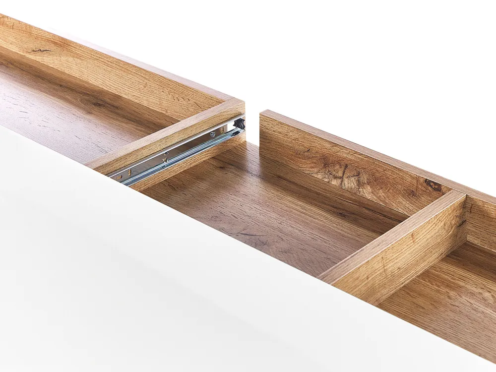 Outlet Beliani Senkki/Tyopoyta 2 Laatikkoa 2 Ovea Valkoinen Goran