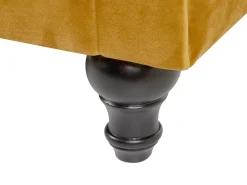 Sohvat<Beliani Sinapinkeltainen Samettiverhoiltu Sohvaryhma Chesterfield