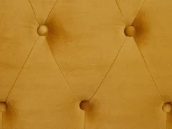 Sohvat<Beliani Sinapinkeltainen Samettiverhoiltu Sohvaryhma Chesterfield