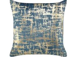 Tekstiilit<Beliani Sininen Koristetyynysetti Kultaisella Kuviolla 2 Kpl 45 X 45 Cm Gardenia
