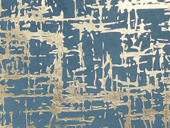 Tekstiilit<Beliani Sininen Koristetyynysetti Kultaisella Kuviolla 2 Kpl 45 X 45 Cm Gardenia