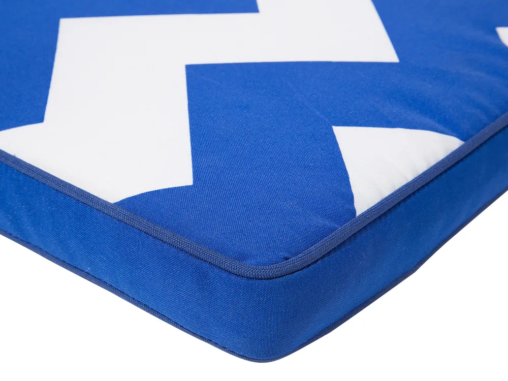 Tekstiilit<Beliani Sininen Kuvioitu Pehmuste Marlboro/Java/Toscana