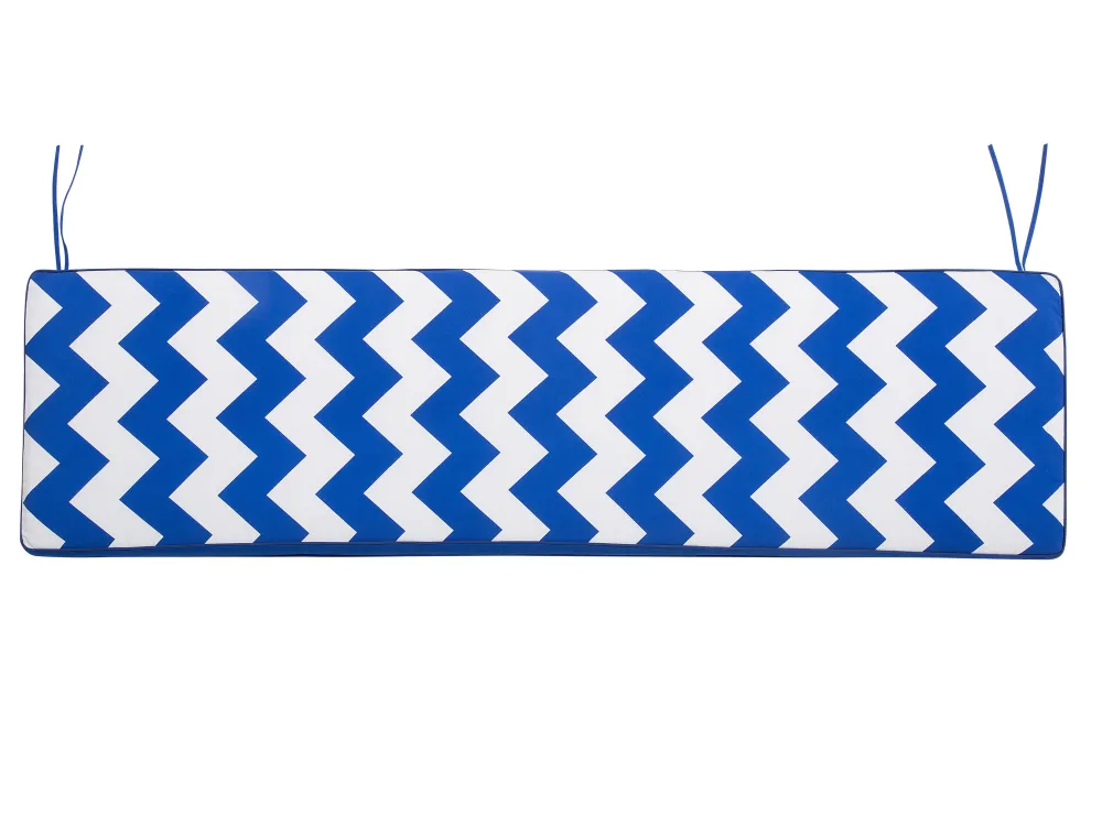 Tekstiilit<Beliani Sininen Kuvioitu Pehmuste Marlboro/Java/Toscana