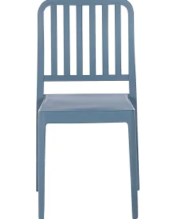 Ulkokalusteet<Beliani Sininen Puutarhatuoli 4 Kpl Sersale