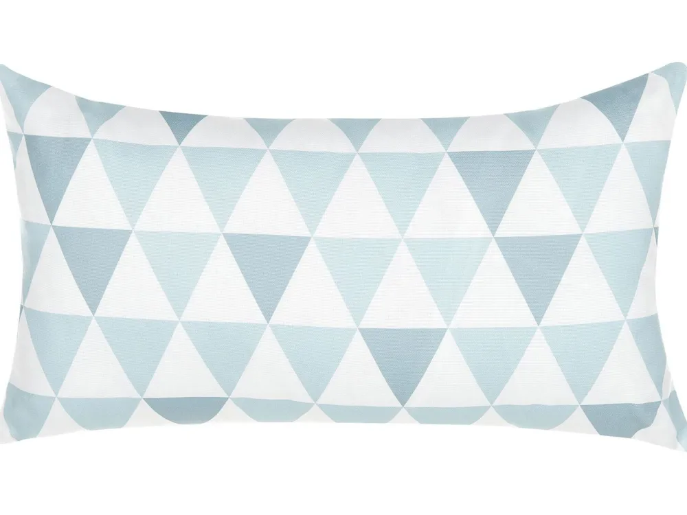 Hot Beliani Sininen/Valkoinen Koristetyynysetti Ulkokayttoon 40 X 70 Cm 2Kpl Trifos