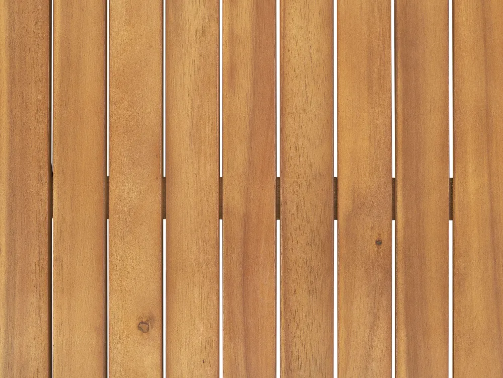 Ulkokalusteet<Beliani Sivupoyta Akaasia Vaalea Puu Java