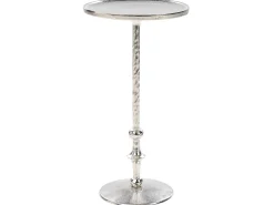 Pöydät<Beliani Sivupoyta Alumiini Hopea Meda