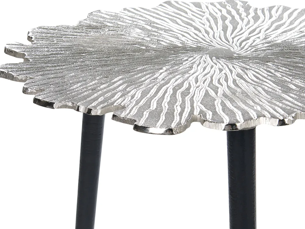 Shop Beliani Sivupoyta Hopea/Musta Puhoi