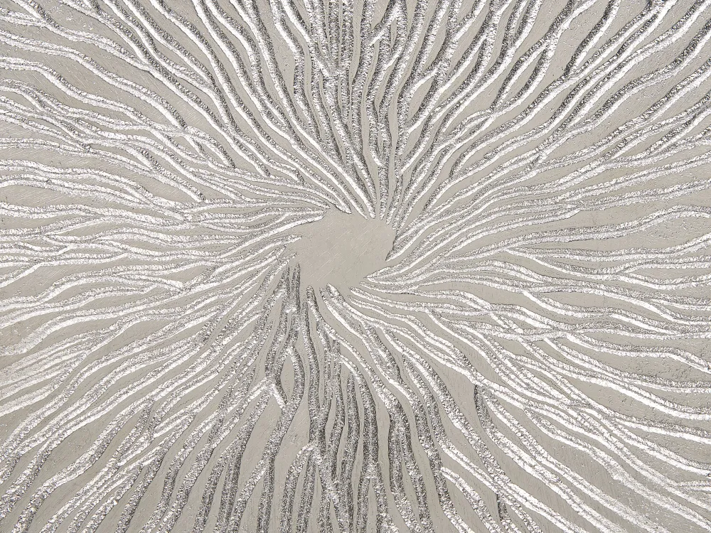 Shop Beliani Sivupoyta Hopea/Musta Puhoi