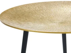 Shop Beliani Sivupoyta Kulta/Musta Waipu