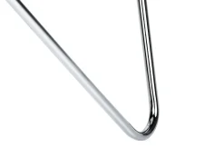 Clearance Beliani Sivupoyta Lasitasolla Metalli Valkoinen/Hopea Meridian Ii