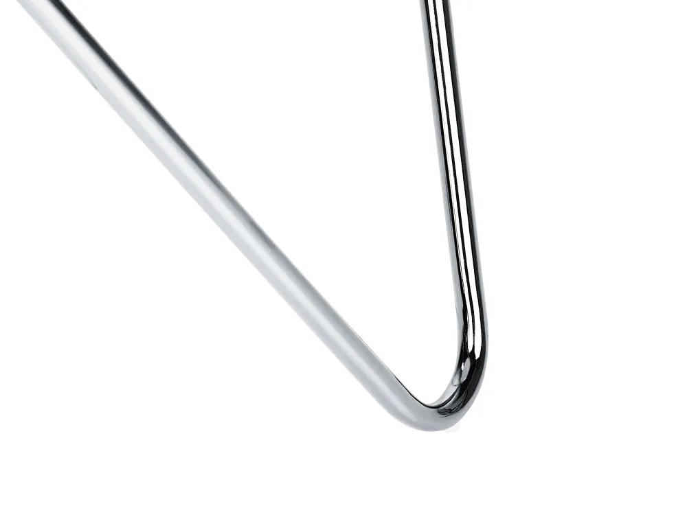 Clearance Beliani Sivupoyta Lasitasolla Metalli Valkoinen/Hopea Meridian Ii