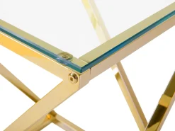 Online Beliani Sivupoyta Lasitasolla Rosteri Kulta Beverly