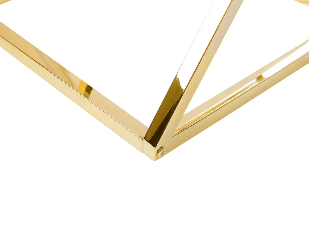 Online Beliani Sivupoyta Lasitasolla Rosteri Kulta Beverly