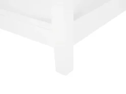 Best Sale Beliani Sivupoyta Lasitasolla Valkoinen Attu