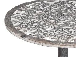 Cheap Beliani Sivupoyta Mangopuu Harmaa Napara