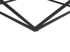 Pöydät<Beliani Sivupoyta Marmorikuvio Beige/Musta Malibu