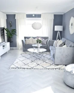 Pöydät<Beliani Sivupoyta Metalli Marmorikuvio Valkoinen/Hopea Meridian Ii