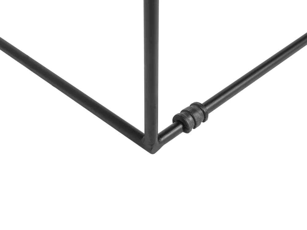 Pöydät<Beliani Sivupoyta Metalli Musta Saxon