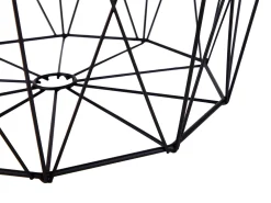 Shop Beliani Sivupoyta Metalli Säilytystila Musta Elida