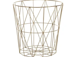 Pöydät<Beliani Sivupoyta Metalli Säilytystila Kulta Lanark