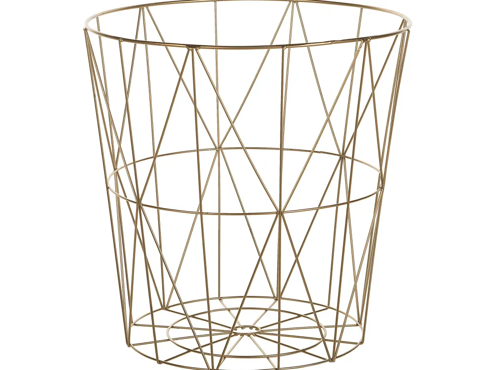 Pöydät<Beliani Sivupoyta Metalli Säilytystila Kulta Lanark