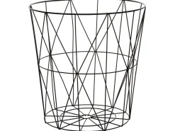 Outlet Beliani Sivupoyta Metalli Säilytystila Musta Lanark