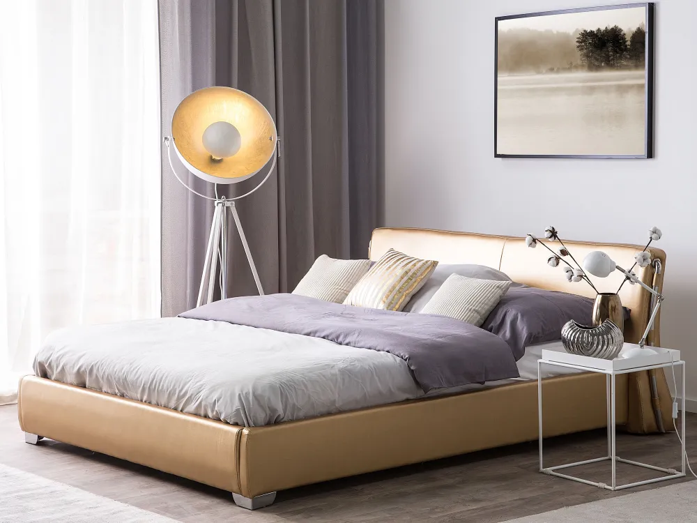 Store Beliani Sivupoyta Metalli Valkoinen Saxon